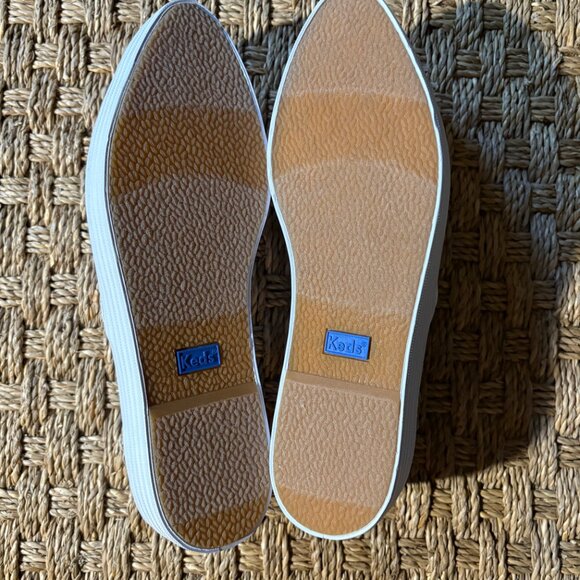 NWT Keds Point Slip Canvas platform sneakers in White - Picture 9 of 12